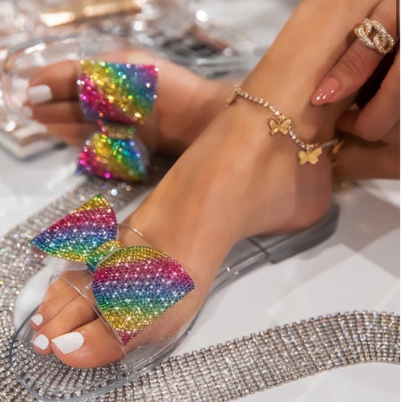 Sold! Miss Lola//sandals size 8 - Picture 3 of 10